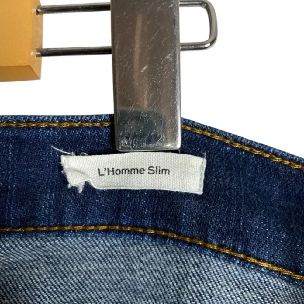 Frame Men's Medium Indigo L'Homme Slim Straight Denim Jeans